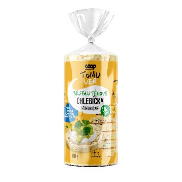 COOP Chlebičky kukuričné s mors.soľou 110g TV