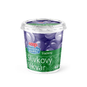 COOP Slivkový lekvár 440 g, TK