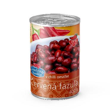 COOP Fazuľa červená v chilli omáčke 400g TK
