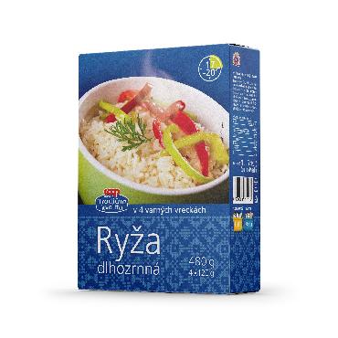 COOP Ryža dlhozrnná vo var.vreckách 4x120g TK