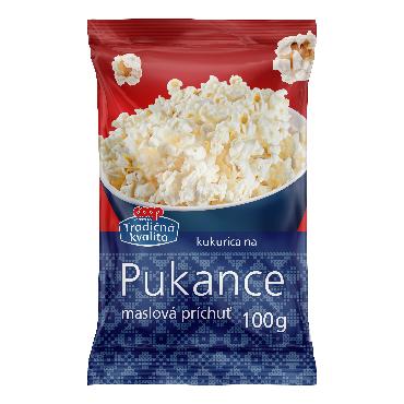 COOP Kukurica na pukance maslová príchuť 100g TK
