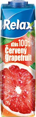 Relax červený grep new 100% 1l