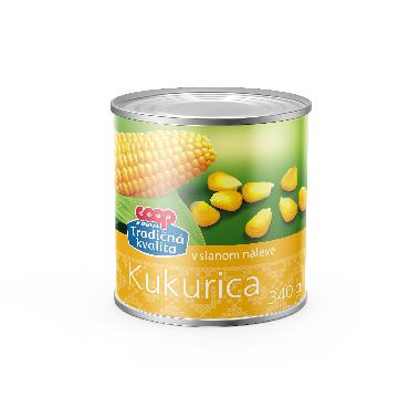 COOP Kukurica sterilizovaná 340g TK