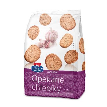 COOP Chlebíky opekané cesnakové 150g TK
