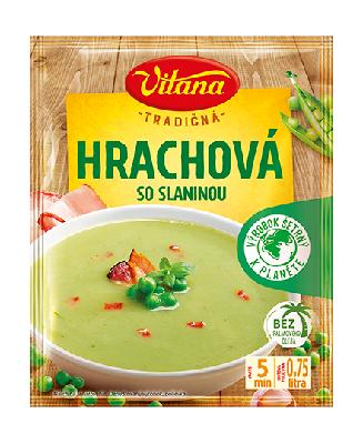 Polievka tradičná hrachová so slaninou 75g