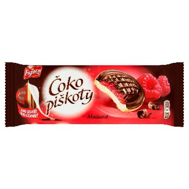 Čokopiškóty Figaro malinové 147g