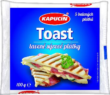 Syr plátkový Kapucín toast 100g