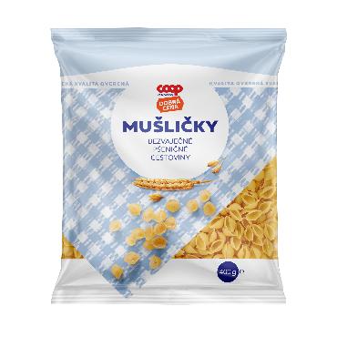 COOP Mušličky bezvaječné 400g DC