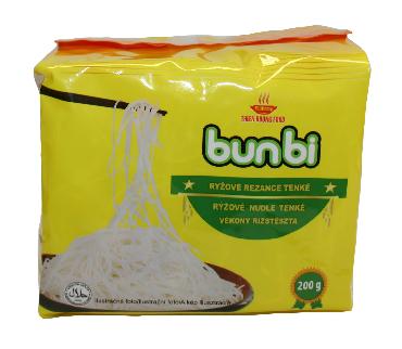 Rezance ryžové tenké Bunbi (Vermicelli) 200g