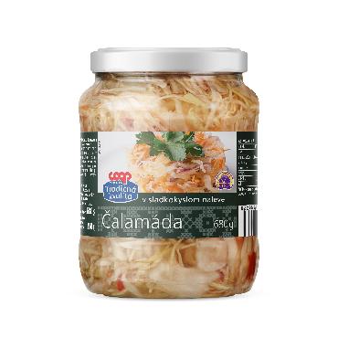 COOP Čalamáda steril.v sladkokys.náleve 680g TK