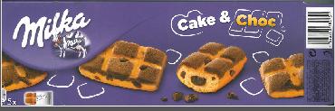 Milka biscuits Choco&Cake 175g