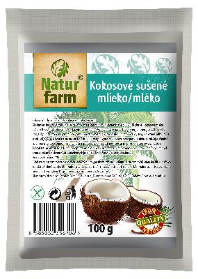 Mlieko kokosové sušené Natur Farm 100g