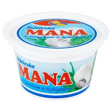 Nátierka Mana s cesnakom a bylinkami 150g