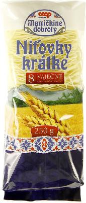 COOP Niťovky krátke 8 vaječné 250g MD