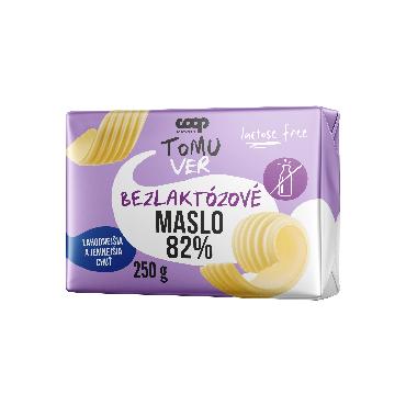 COOP Bezlaktózové maslo 82% 250g TV