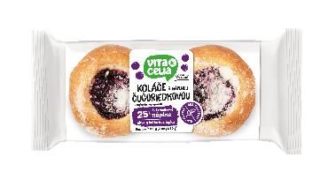 Koláče bezglut.náplň čučoried. (2x50g) 100g B