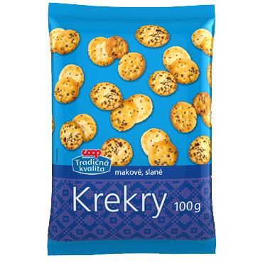 COOP Krekry makové 100g TK