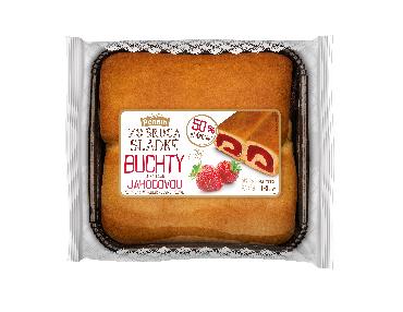 Buchty ZSS s náplňou jahodovou 180g balené