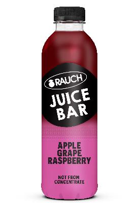 Nápoj JuiceBar malina-jablko-hroz. Rauch 800ml PET
