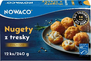 Rybie nugety z aljaš. tresky Premium Nowaco 240g