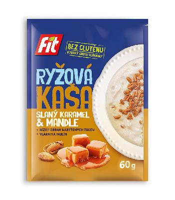 Kaša Fit ryžová slaný karamel 60g