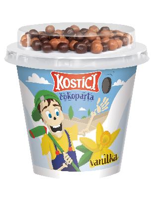 Jogurt Kostíci vanilka gulôčky 107g