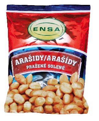 Arašidy pražené solené Ensa 100g
