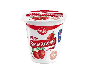 Jogurt smotanový Mňam jahodový 145g