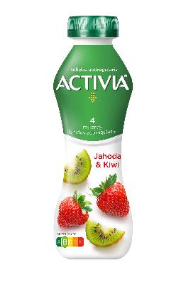 Nápoj Activia jahoda a kiwi 280g