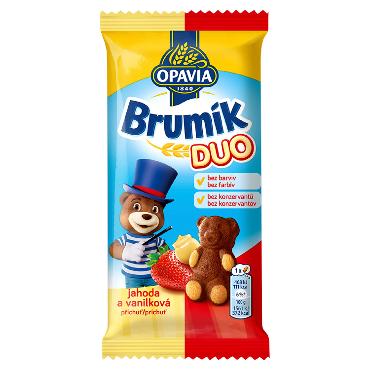 Brumík Duo Jahoda & vanilka 30g