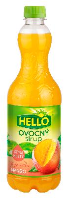 Sirup Hello ovocný 10% mango 0,7l PET