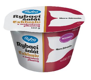 Šalát rybací exklusiv s majonézou pikantný 140g