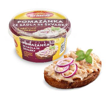 Nátierka z masti s oškvark. s prích. peč.mäsa 150g