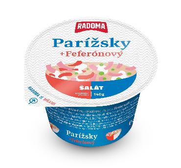Šalát lahôdkový Parížsky + Feferónový 140g