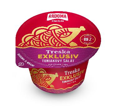 Treska exklusiv s tuniak. šalátom 145g