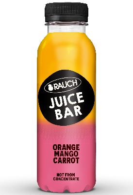 Nápoj JuiceBar mango-pomar.-mrkva Rauch 330ml PET