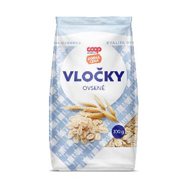 COOP Vločky ovsené 300g DC