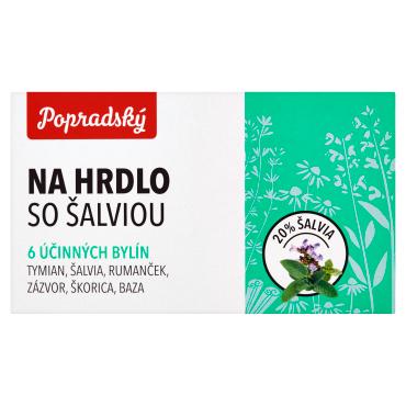 Čaj Na hrdlo so šalviou 22,5g