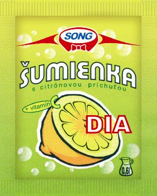 DIA Šumienka s citrónovou prchuťou 14g