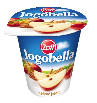 Jogurt Jogobella jahoda, peč. jablko, čučor.150g