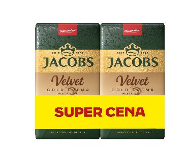 Káva Jacobs Velvet Gold crema 2x250g