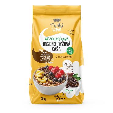 COOP Bezgluténová ovseno-ryž.kaša s kakaom 250g TV