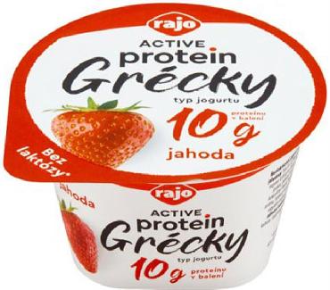 Jogurt Rajo Protein Grécky Jahoda 150g