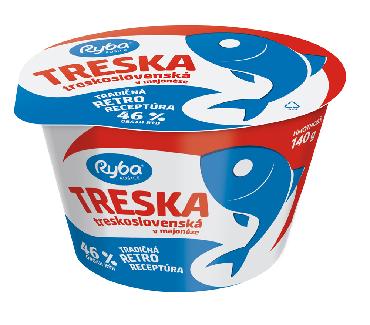 Treska treskoslovenská v majonéze 140g