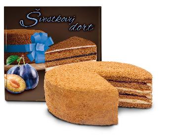 Torta slivková 470g