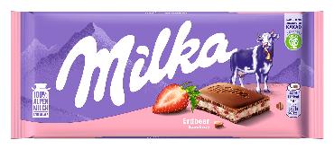 Milka jahodová 100g
