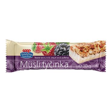 COOP Tyčinka müsli lesné ovocie 30g TK