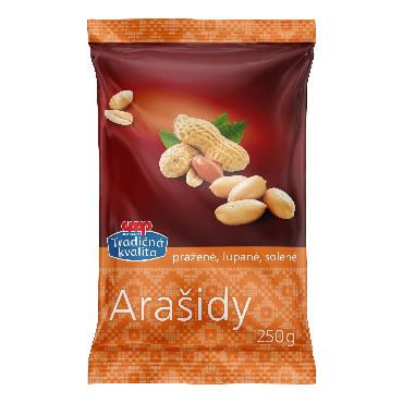 COOP Arašidy pražené lúpané solené  250g TK