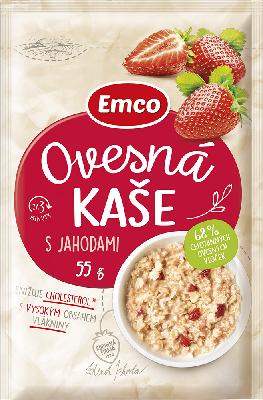 Kaša ovsená s jahodami 55g