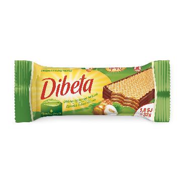 Dibeta Oblátka lieskovooriešková 32g